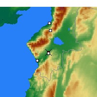 Nearby Forecast Locations - Antáquia - Mapa