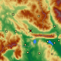 Nearby Forecast Locations - Estrúmica - Mapa