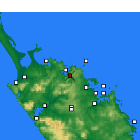 Nearby Forecast Locations - Kaeo - Mapa