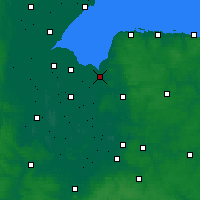 Nearby Forecast Locations - King's Lynn - Mapa