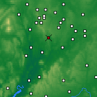 Nearby Forecast Locations - Redditch - Mapa