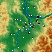 Nearby Forecast Locations - Tigard - Mapa