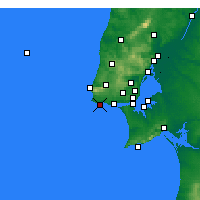 Nearby Forecast Locations - Cascais - Mapa