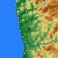 Nearby Forecast Locations - Vila Nova de Famalicão - Mapa