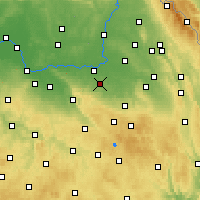 Nearby Forecast Locations - Chrudim - Mapa