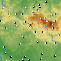 Nearby Forecast Locations - Jablonec nad Nisou - Mapa