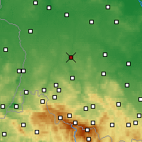 Nearby Forecast Locations - Bolesławiec - Mapa