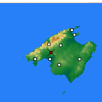 Nearby Forecast Locations - Marratxí - Mapa