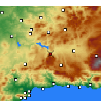 Nearby Forecast Locations - Loja - Mapa