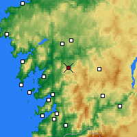 Nearby Forecast Locations - Estrada - Mapa