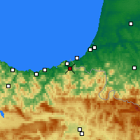 Nearby Forecast Locations - Irun - Mapa
