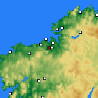 Nearby Forecast Locations - Culheredo - Mapa