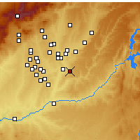 Nearby Forecast Locations - Arganda del Rey - Mapa