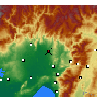 Nearby Forecast Locations - Kadirli - Mapa