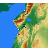 Nearby Forecast Locations - Antioquia - Mapa