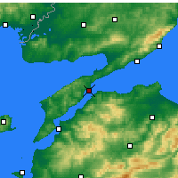 Nearby Forecast Locations - Gelibolu - Mapa