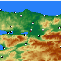 Nearby Forecast Locations - Sacaria - Mapa