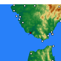 Nearby Forecast Locations - Barbate - Mapa