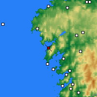 Nearby Forecast Locations - Porto d'Ozom - Mapa