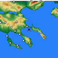 Nearby Forecast Locations - Ammouliani - Mapa