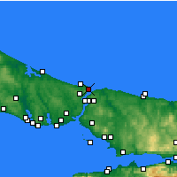 Nearby Forecast Locations - Rumelifeneri - Mapa