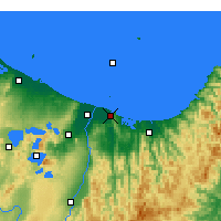Nearby Forecast Locations - Whakatāne - Mapa