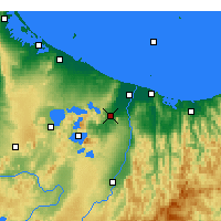 Nearby Forecast Locations - Kawerau - Mapa
