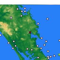 Nearby Forecast Locations - Whangarei - Mapa