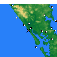Nearby Forecast Locations - Glinks Gully - Mapa