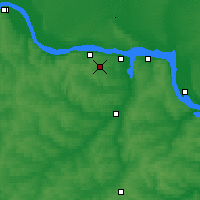 Nearby Forecast Locations - Tcheboksary - Mapa