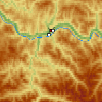 Nearby Forecast Locations - Bodaybo - Mapa