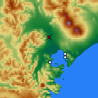 Nearby Forecast Locations - Yelizovo - Mapa