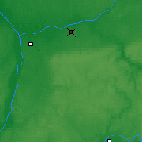 Nearby Forecast Locations - Koryazhma - Mapa