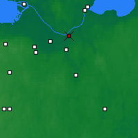 Nearby Forecast Locations - Otradnoye - Mapa