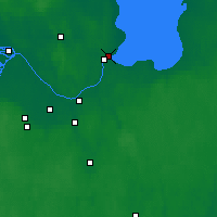 Nearby Forecast Locations - Shlisselburg - Mapa