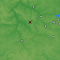 Nearby Forecast Locations - Shchyokino - Mapa