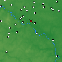 Nearby Forecast Locations - Jukovski - Mapa