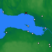 Nearby Forecast Locations - Zelenogorsk - Mapa