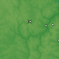 Nearby Forecast Locations - Sukhinichi - Mapa