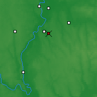 Nearby Forecast Locations - Vyksa - Mapa