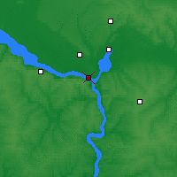 Nearby Forecast Locations - Dnipro - Mapa