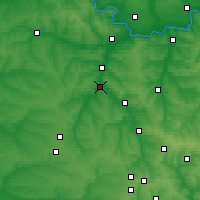 Nearby Forecast Locations - Druzhkivka - Mapa