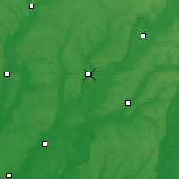 Nearby Forecast Locations - Hadiach - Mapa