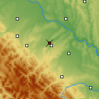 Nearby Forecast Locations - Kalush - Mapa