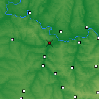 Nearby Forecast Locations - Sloviansk - Mapa