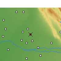Nearby Forecast Locations - Jalandar - Mapa