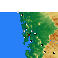 Nearby Forecast Locations - Tana - Mapa