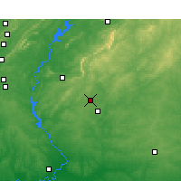 Nearby Forecast Locations - Center Point - Mapa