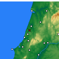 Nearby Forecast Locations - Marinha Grande - Mapa