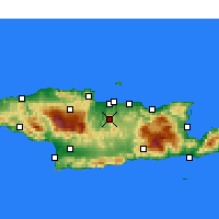 Nearby Forecast Locations - Archanes - Mapa